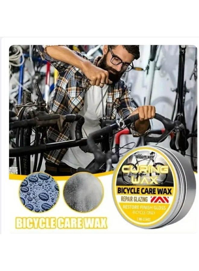 ويليام وير شمع معالج للعناية بالدراجات يعيد اللمعان، ويصلح الخدوش، ويحمي من الأوساخ للدراجات الجبلية ودراجات الطرق 80 غرام - Image 1